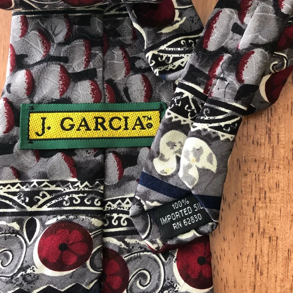 🎉Host Pick🎉 Vintage J. Garcia Silk NeckTie - Picture 3 of 4